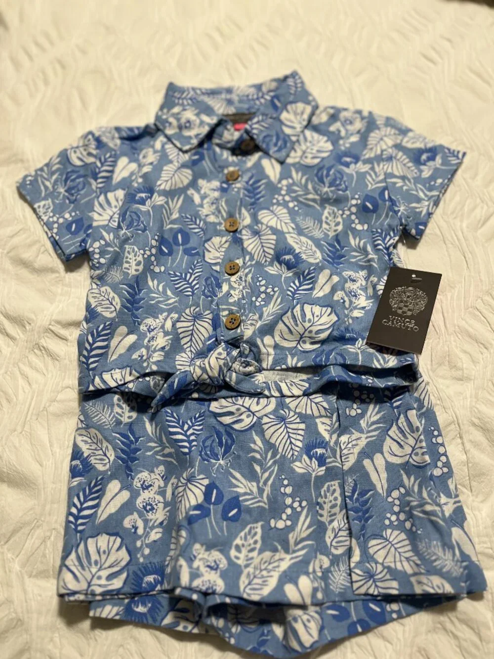 Vince Camuto Girls Floral Shorts Set‎ Size 4T (NWT)